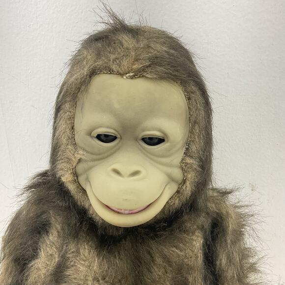 Senario Brown Monkey Interactive Plush Stuffed Animal Toy - Preowned UNTESTED - Picture 2 of 7